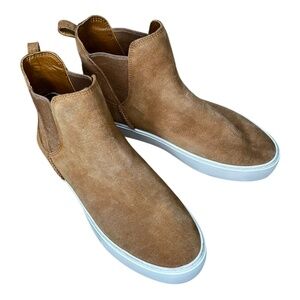 UGG Mauna Chestnut Suede Chelsea Sneaker Boots 8.5